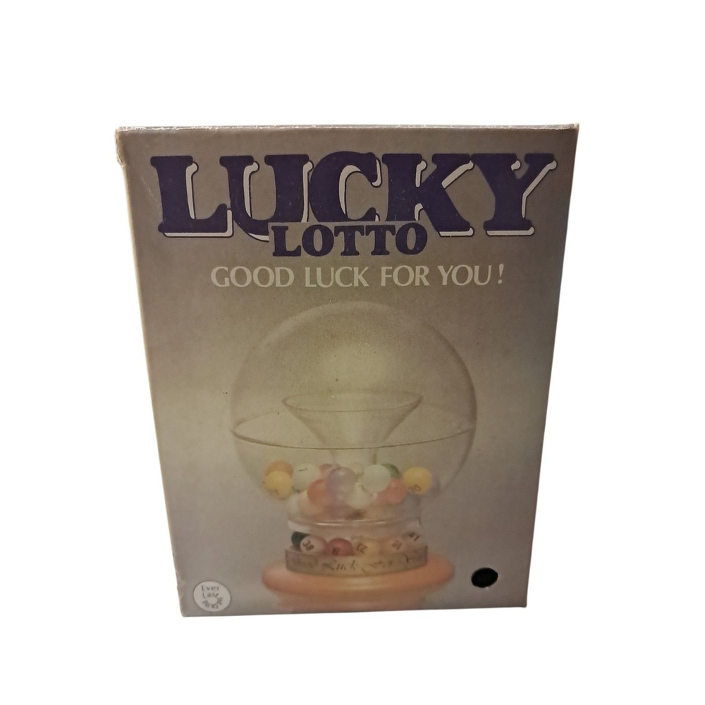 Lucky Lotto Made In Hong Kong Vtg